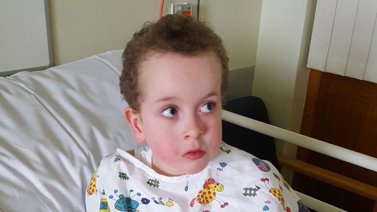 Kieran Hurton was found to be autistic after he was born