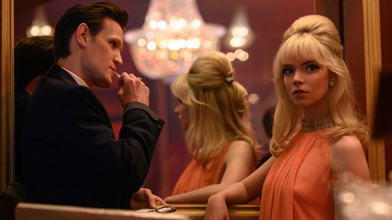 Matt Smith stars as Jack and Anya Taylor-Joy as Sandie in Edgar Wright&#39;s Last Night In Soho. Pic: Parisa Taghizadeh/Focus Features