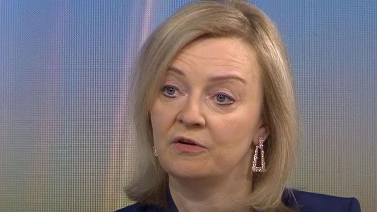 Liz Truss says the Russia - Ukraine tension is a very dangerous moment for the world