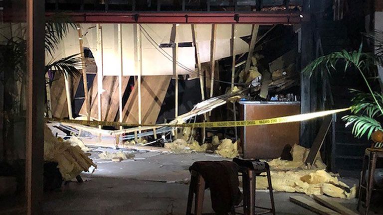 A mezzanine floor at the venue collapsed in Hackney Wick this evening 