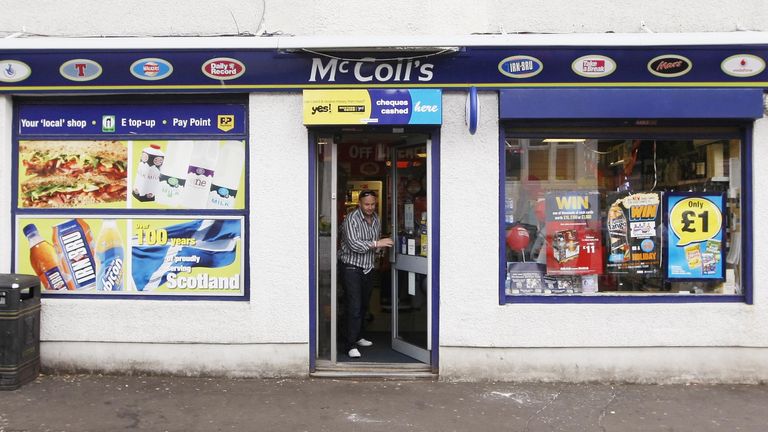 McColls shop