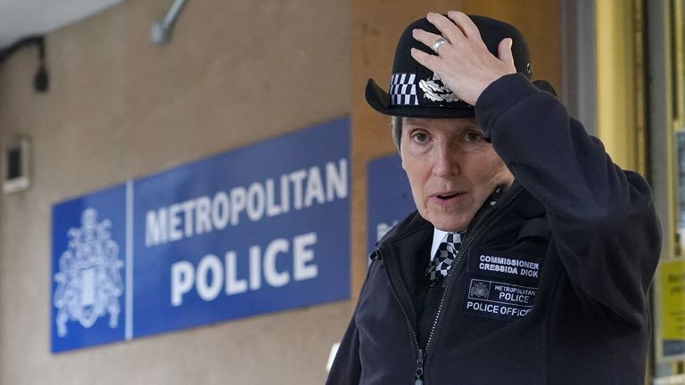 Metropolitan Police Commissioner Dame Cressida Dick