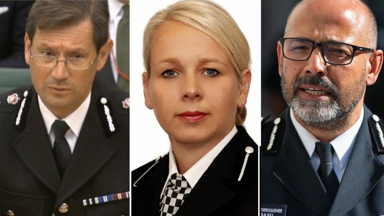 New Metropolitan Police commissioner?
Lt - rt  Nick Ephgrave,   Lucy D&#39;Orsi   and Neil Basu