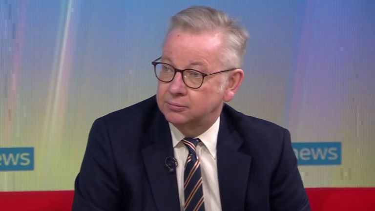 Michael Gove is Secretary of State for Levelling Up