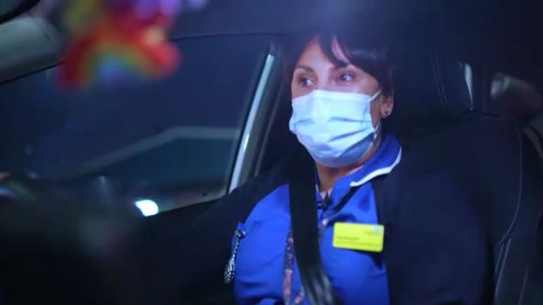 Lisa Bingham is one of 10,000 district nurses whose job it is to treat people in the community 