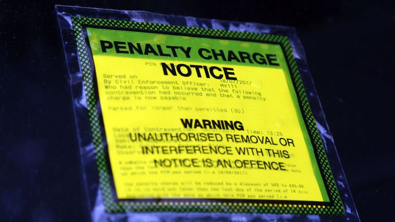 penalty charge notice on a car. Drivers are being handed an average of more than 22,000 tickets every day by private parking firms, according to new research. Companies issued four million tickets to British motorists between April and September, analysis of Government data by the PA news agency revealed. Issue date: Tuesday January 4, 2022.