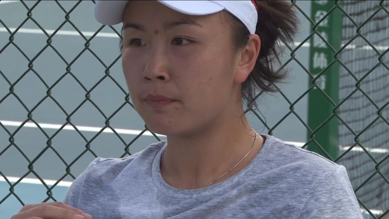 China tennis player, Peng Shuai