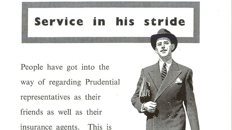 Prudential archive advert 1949 Pic: Prudential