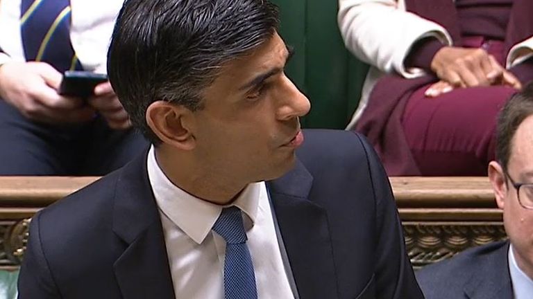 Rishi Sunak announces government&#39;s plan to deal with fuel costs to the Commons