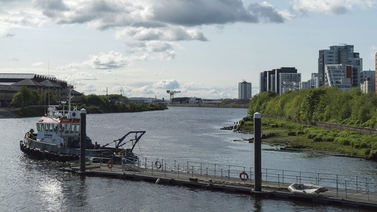 The most contaminated site in the UK was the River Clyde in Glasgow