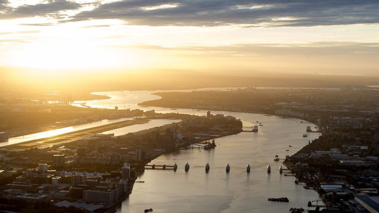 The Thames in London was one of the locations used in the study