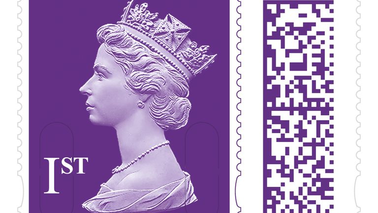 Royal Mail has added barcodes to stamps to allow people view content