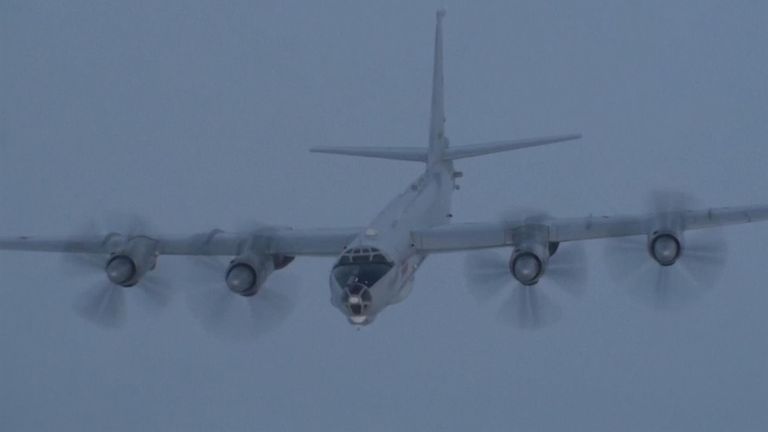 Russian aircraft
Russian aircraft intercepted over the Atlantic
