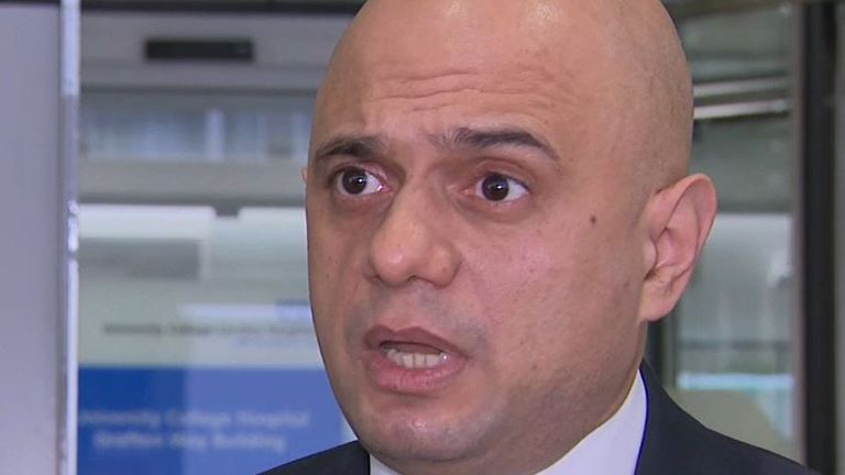 Sajid Javid says he supports the prime minister 