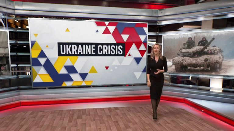 Sky&#39;s Sally Lockwood takes a look at the mobilisation of Russian troops along Ukraine&#39;s border and NATO&#39;s reaction.