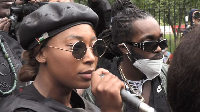 File video grab dated 30/08/2020 of activist Sasha Johnson. The Old Bailey case of four men charged over her shooting at a 30th birthday party has collapsed. Issue date: Tuesday February 22, 2022.