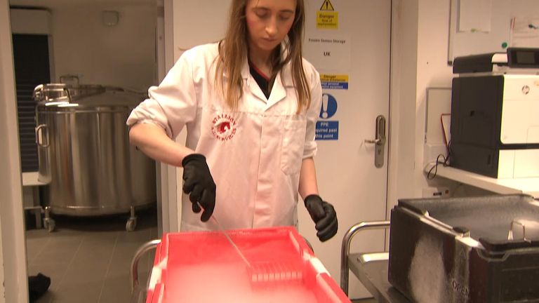 Paignton Zoo in Devon battles to save dozens of species from extinction by cryogenically freezing genetic samples