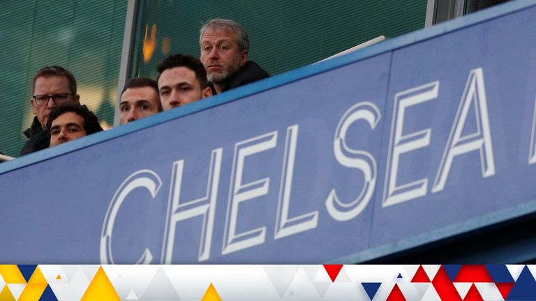 Roman Abramovich - owner of Chelsea football club at the Stamford Bridge