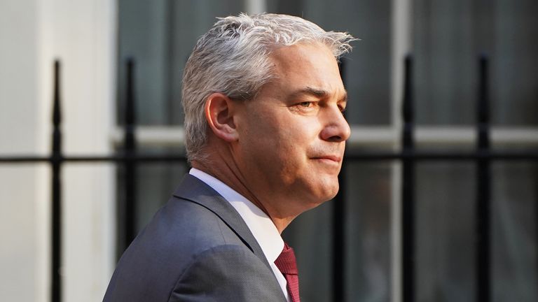 Stephen Barclay in Downing Street