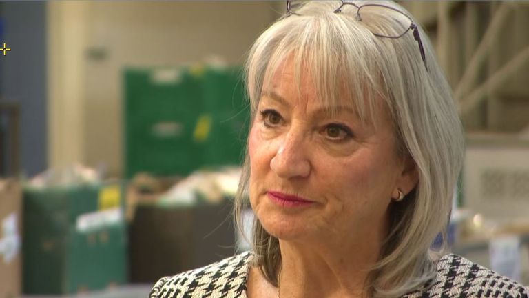 Slough Foodbank manager, Sue Sibany-King, says they &#39;have seen people from all walks of life&#39;