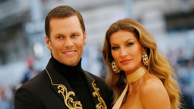 Tom Brady and his wife, the model Gisele Bundchen