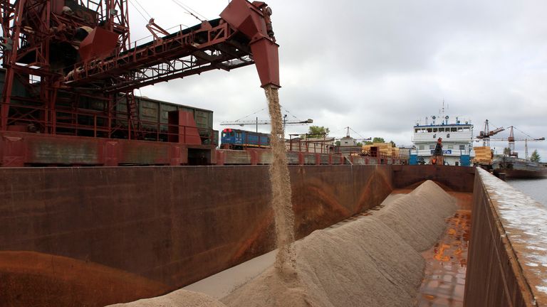 Russia and Belarus produce 38% of the world&#39;s potash, the salts used in fertilisers