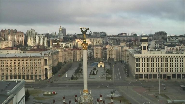 Sirens ring out across Kyiv