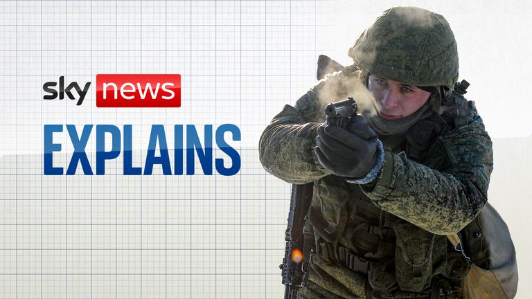 How does Ukraine's military might compare to Russia's?