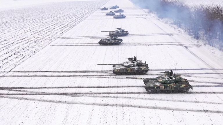 Ukrainian tanks 