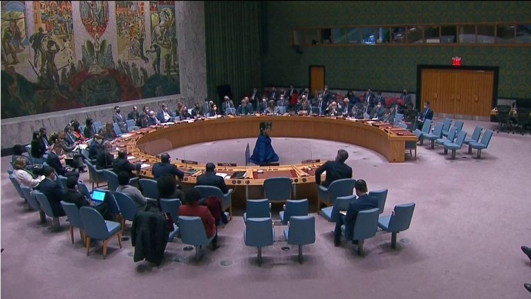 China, India and UAE have abstained from vetoing a UN Security Council resolution that would condemn Russia for invading Ukraine.