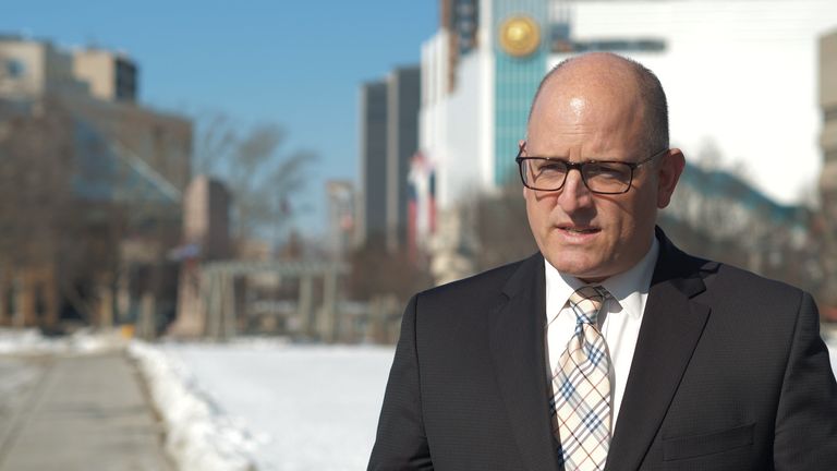 The mayor of Windsor, Drew Dilkens, says police are not moving in now because they fear sparking violence