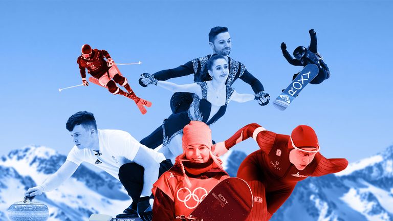 Some of Team GB&#39;s medal contenders at the Beijing Winter Olympics