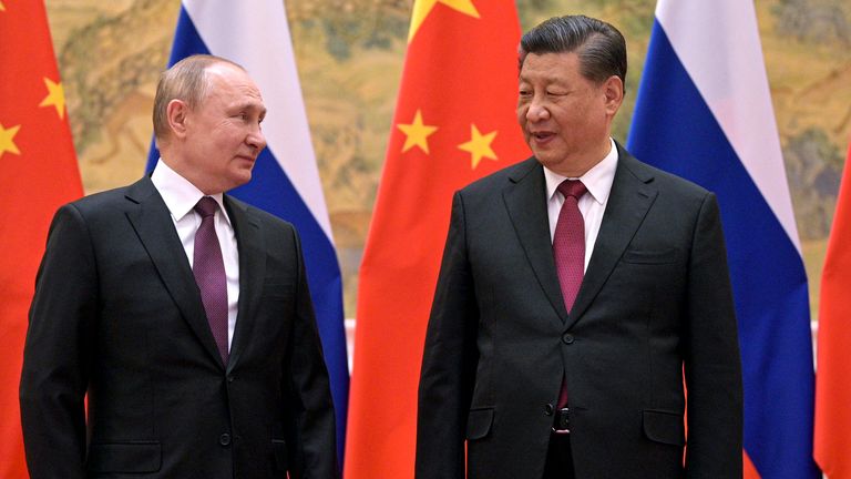Chinese President Xi Jinping held talks with Russian President Vladimir Putin earlier this month                                                                                                