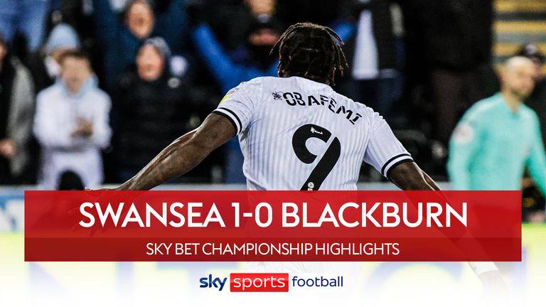Swansea City 10 Blackburn Rovers Championship Swansea City 10 Blackburn Rovers Championship