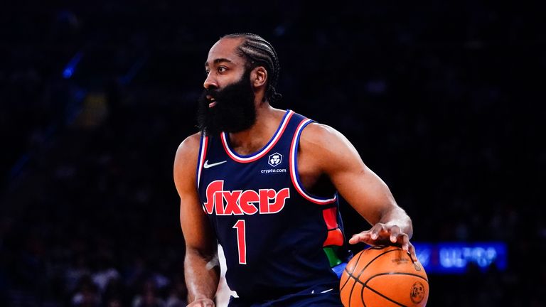 James Harden Notches His First Triple Double For Philadelphia 76ers Video Watch Tv Show