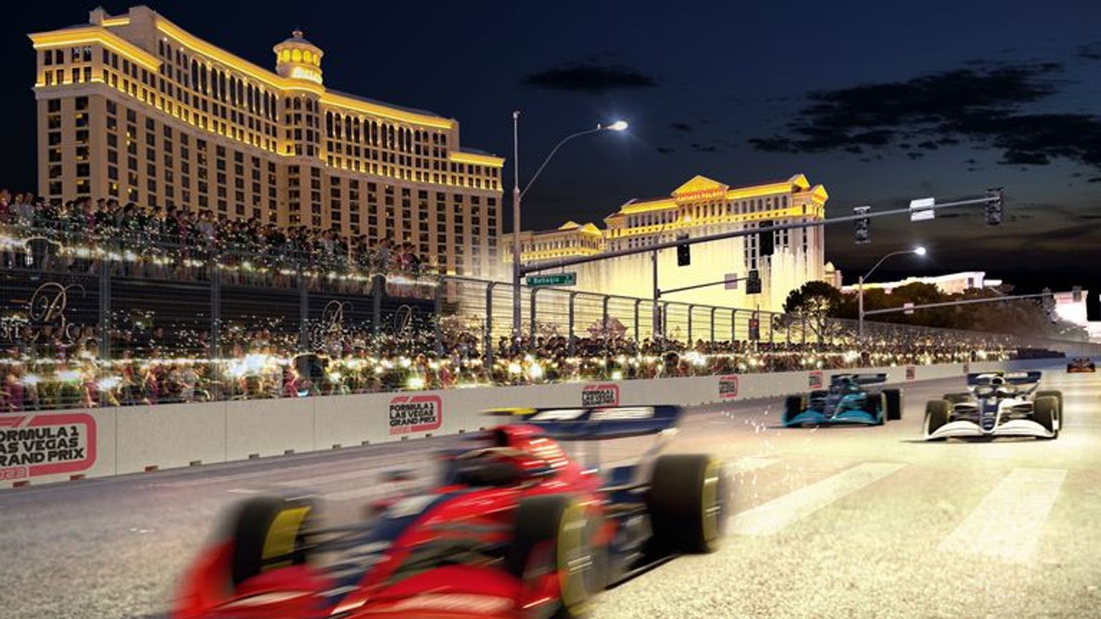 Formula One will host a night race in Las Vegas next year in the