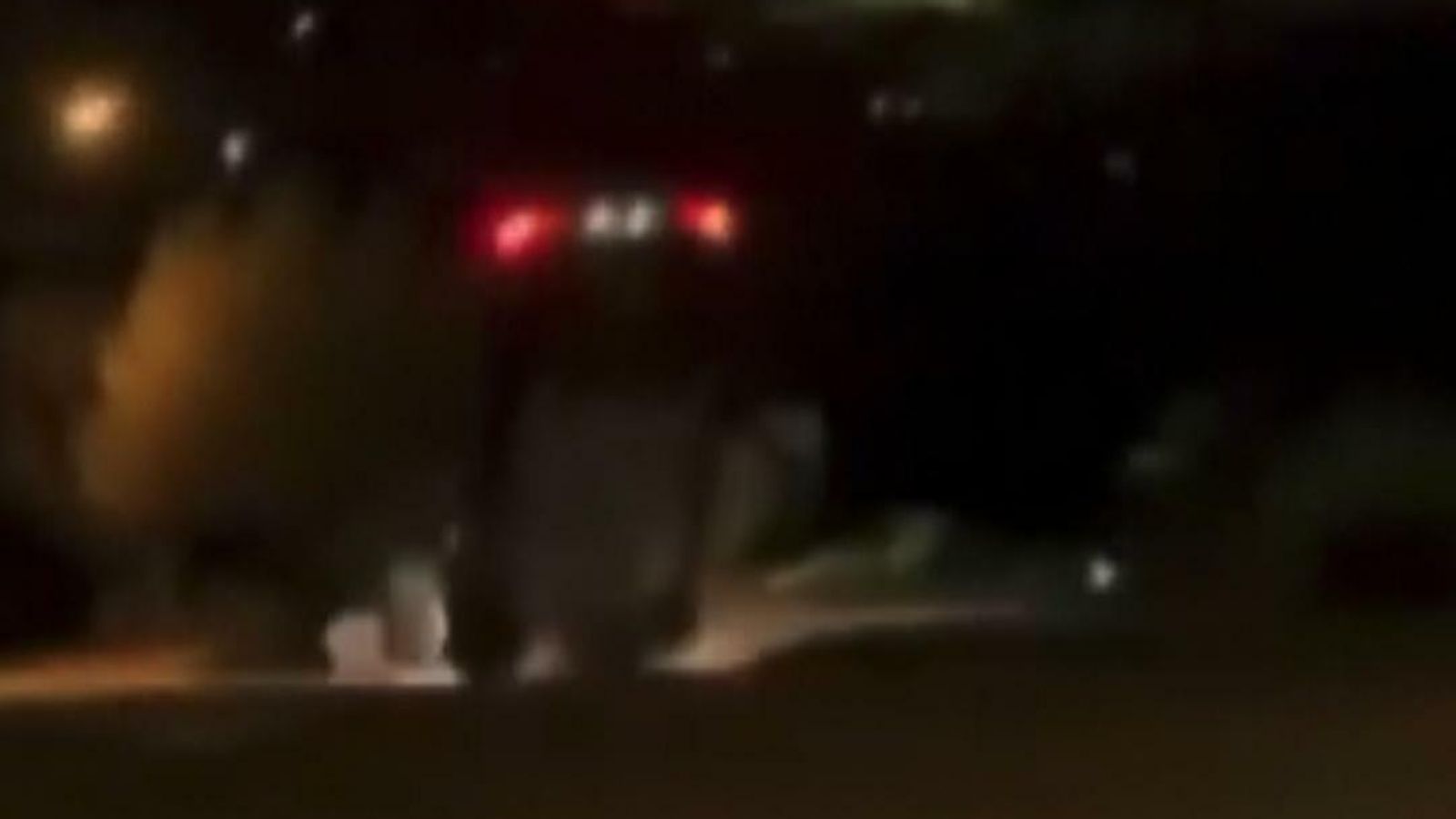 Watch Tesla stunt jump driver hunted by Los Angeles police US News Sky News