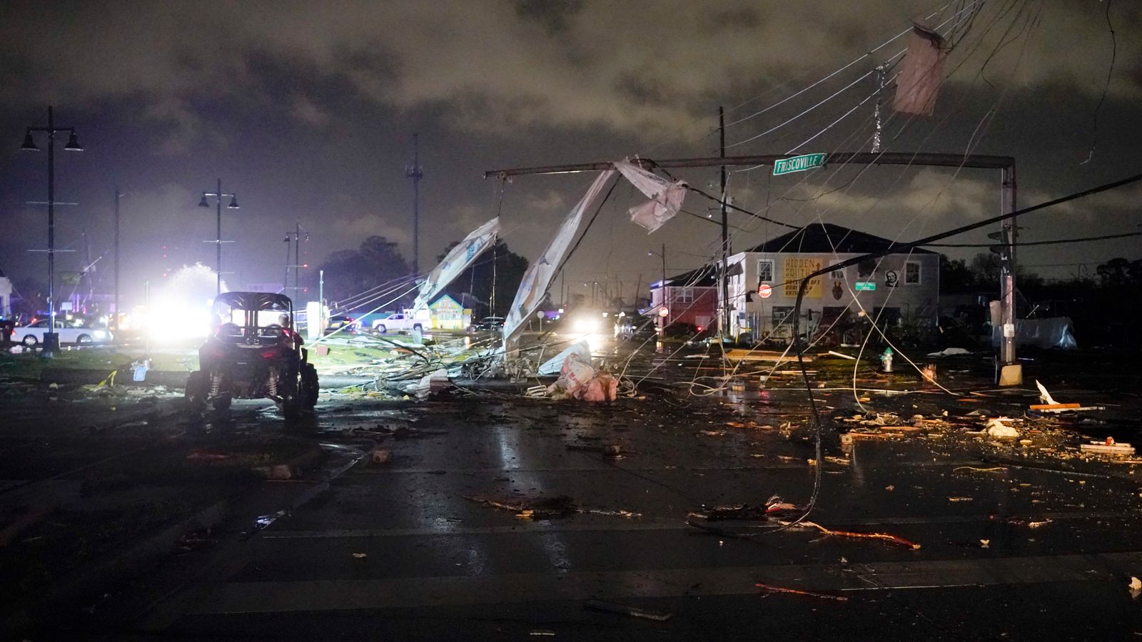 Tornado hits New Orleans leaving at least one dead and thousands