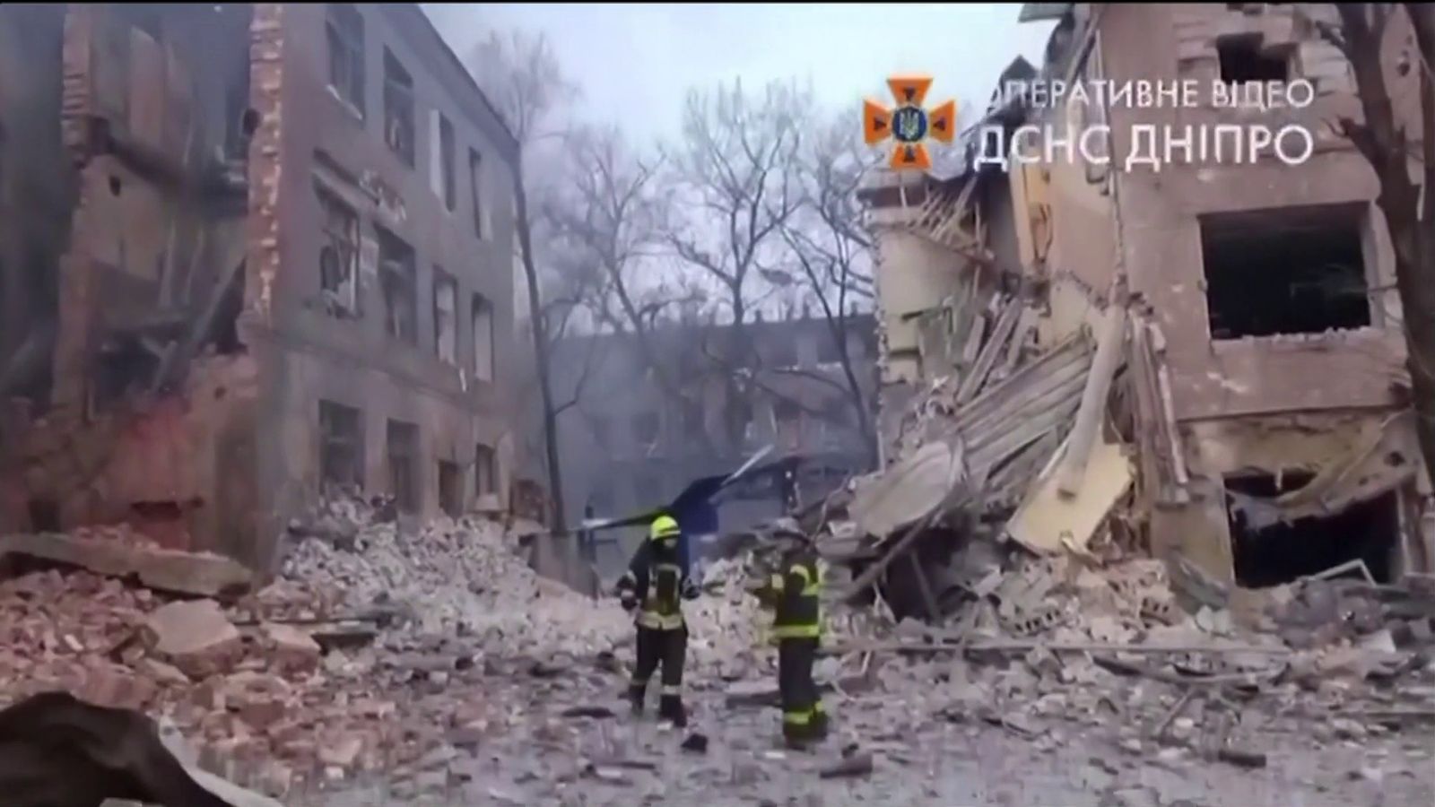 Ukraine War: Aftermath of Airstrikes on Dnipro