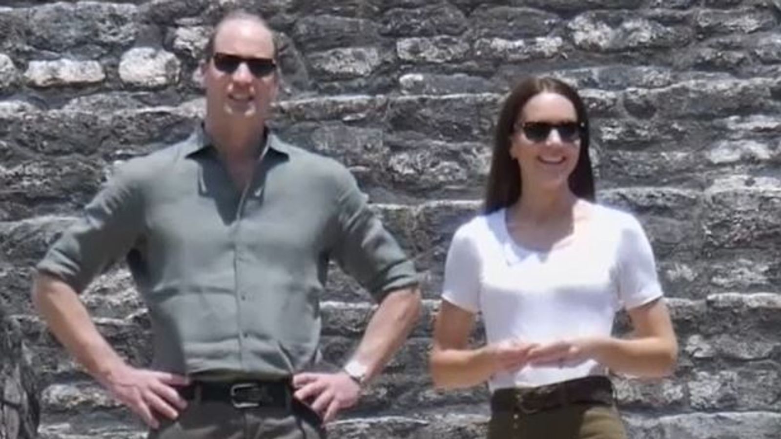 William and Kate visit Mayan ruins in Belize where Duke mentions