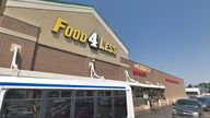 The shooting happened outside a Food 4 Less store in Dolton, just outside Chicago.  Pic: Google Street View