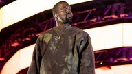 Kanye West performs with Kid Cudi at the Coachella Music & Arts Festival at the Empire Polo Club on Saturday, April 20, 2019, in Indio, Calif. (Photo by Amy Harris/Invision/AP)