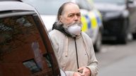 Previously unissued photo dated 30/3/2022 of Philip Burdett arriving at Leicester Crown Court where he is accused of causing the death of Julie Burdett at their Leicester home. The 61 year old immobile and vulnerable woman died in January 2019 in "horrific" conditions in a bedroom after her elderly father and brother failed to care for her or call medical help, a court has heard. Issue date: Thursday March 31, 2022.

