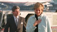 File photo dated 11/12/95 of the Princess of Wales and her Private Secretary, Patrick Jephson, at Heathrow Airport. The BBC said it has paid Diana, Princess of Wales&#39; private secretary Patrick Jephson a "substantial sum" in damages and has apologised "unreservedly" to him over the way Martin Bashir obtained his 1995 Panorama interview. Issue date: Thursday March 17, 2022