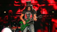 Guns N' Roses' Slash. Pic: Jack Plunkett/Invision/AP