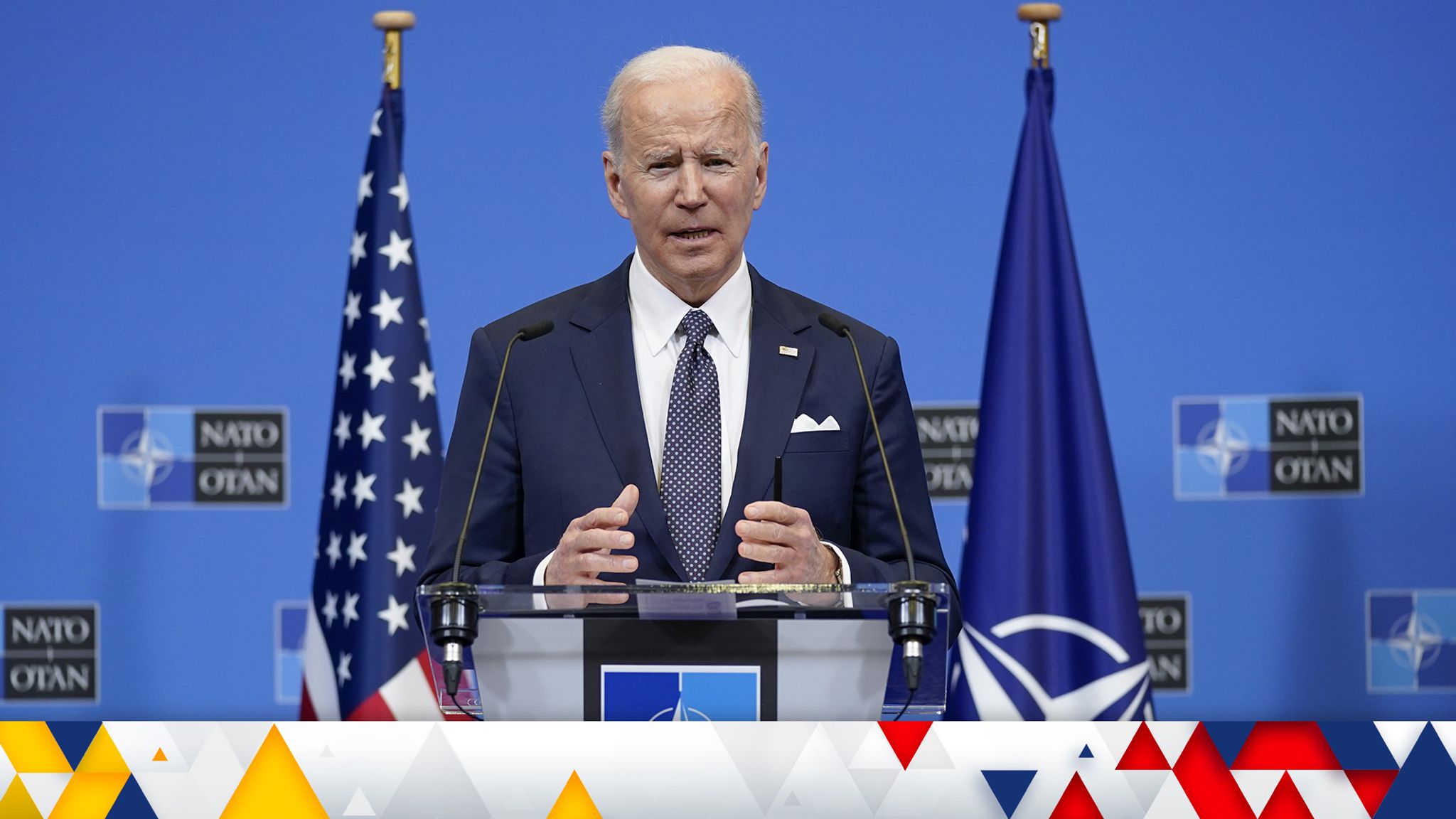 Ukraine war: NATO will respond in kind if Vladimir Putin uses chemical  weapons, Joe Biden says | US News | Sky News