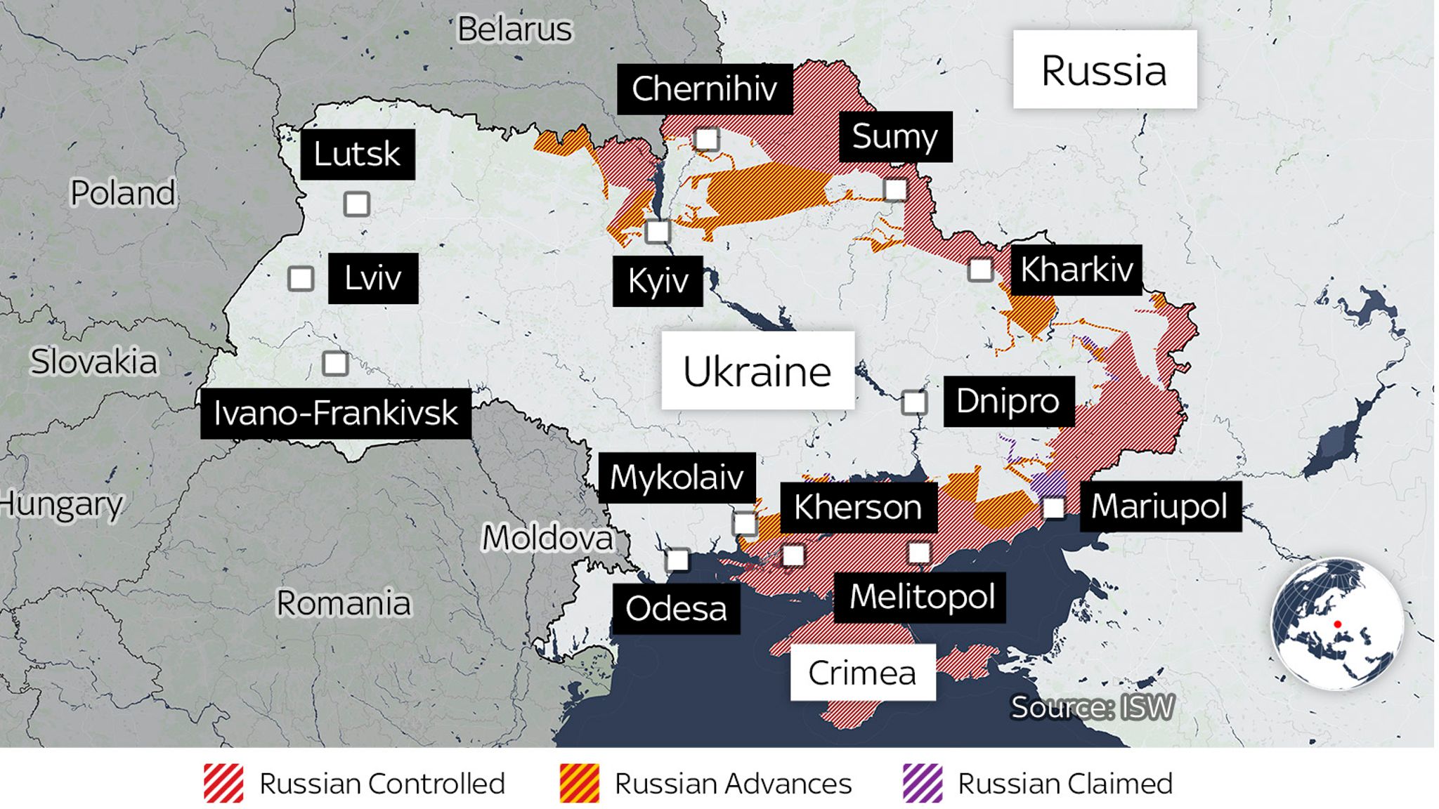 Карта война украина мапа