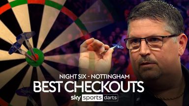 Premier League Darts: Best checkouts from Nottingham