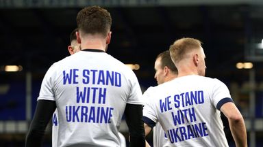 Sporting world shows support for Ukraine
