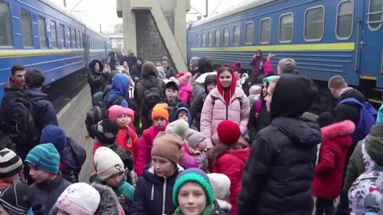 Evacuations from Ukraine continue